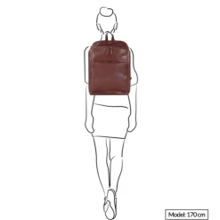 Plevier Amaril Laptoprugzak 15.6'' cognac