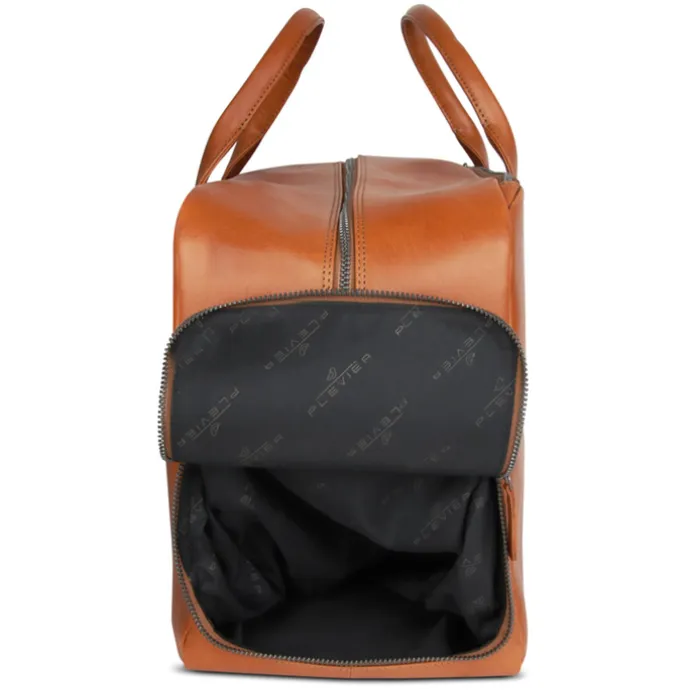 Plevier Breccia Weekender cognac