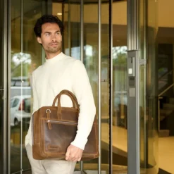 Plevier Coventry Laptopbag 15.6" brown