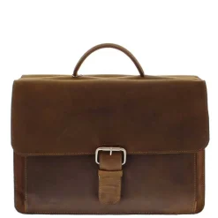Plevier Retro Newton Laptoptas 3 vaks 15.6" bruin