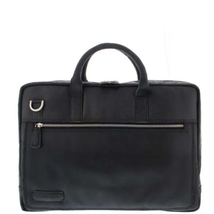 Plevier Vintage London Laptoptas 2 vaks 15.6" black