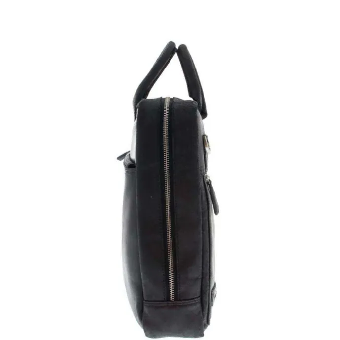 Plevier Vintage London Laptoptas 2 vaks 15.6" black