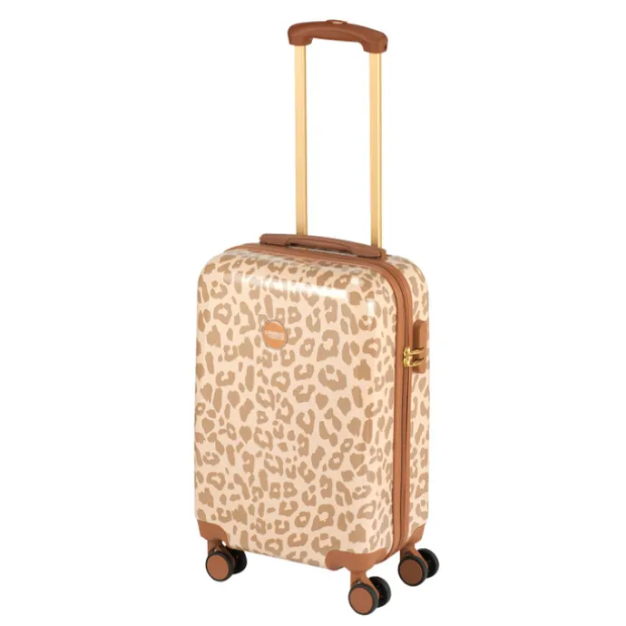 Princess Traveller Animal Print Cabin Trolley leopard