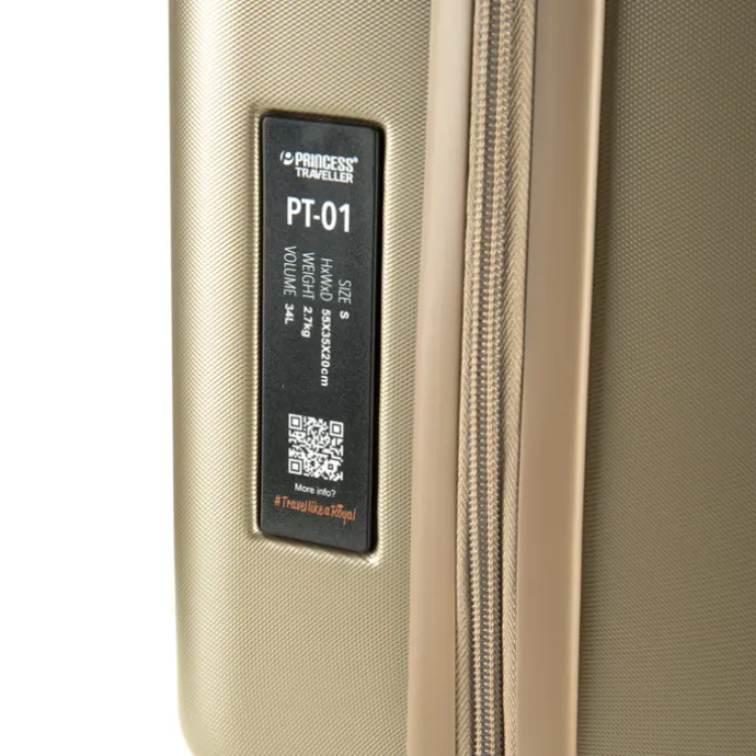Princess Traveller PT-01 Deluxe Medium Trolley pristine bronze