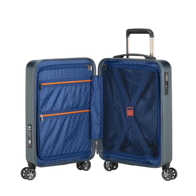 Princess Traveller PT-01 Deluxe Cabin Trolley platinum navy