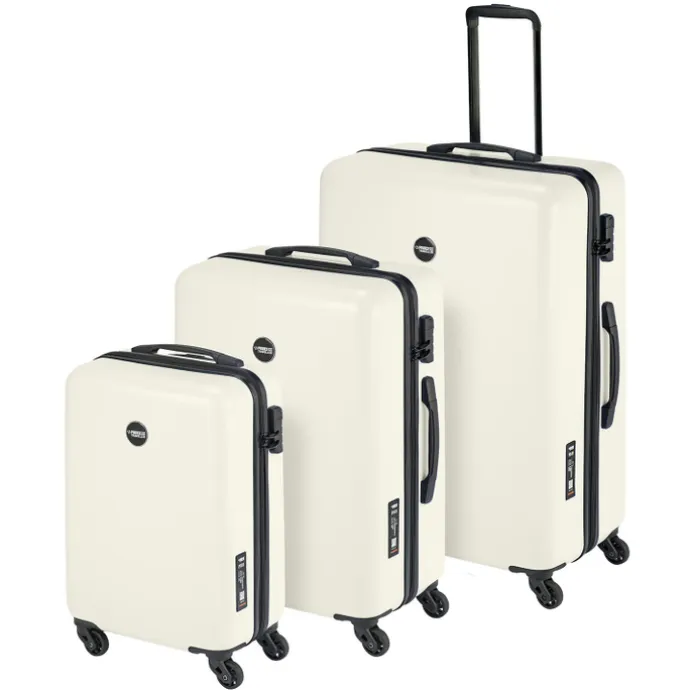 Princess Traveller PT-01 Medium Trolley pearl white