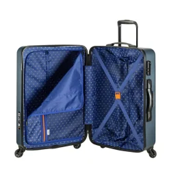 Princess Traveller PT-01 with Scale Medium Trolley platinum navy