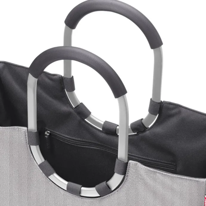 Reisenthel Loopshopper L herringbone grey