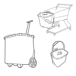 Reisenthel Shopping Carrycruiser frame leo macchiato