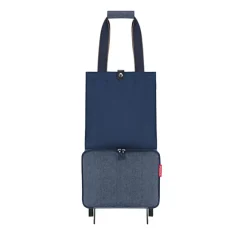 Reisenthel Shopping Foldable Trolley herringbone dark blue