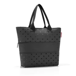Reisenthel Shopping Shopper e1 glossy dots black