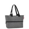 Reisenthel Shopping Shopper e1 twist zilver