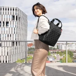 Reisenthel Travelling Allrounder R glossy dots black