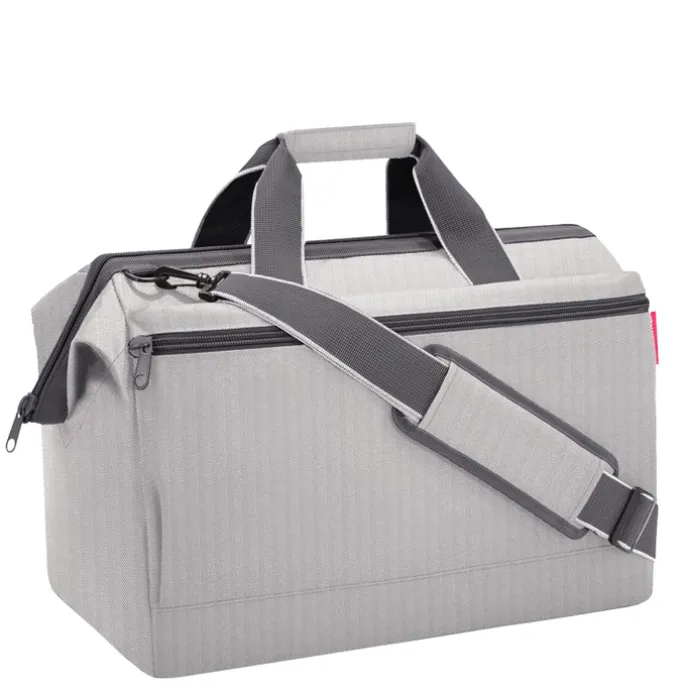 Reisenthel Travelling Allrounder L Pocket herringbone grey