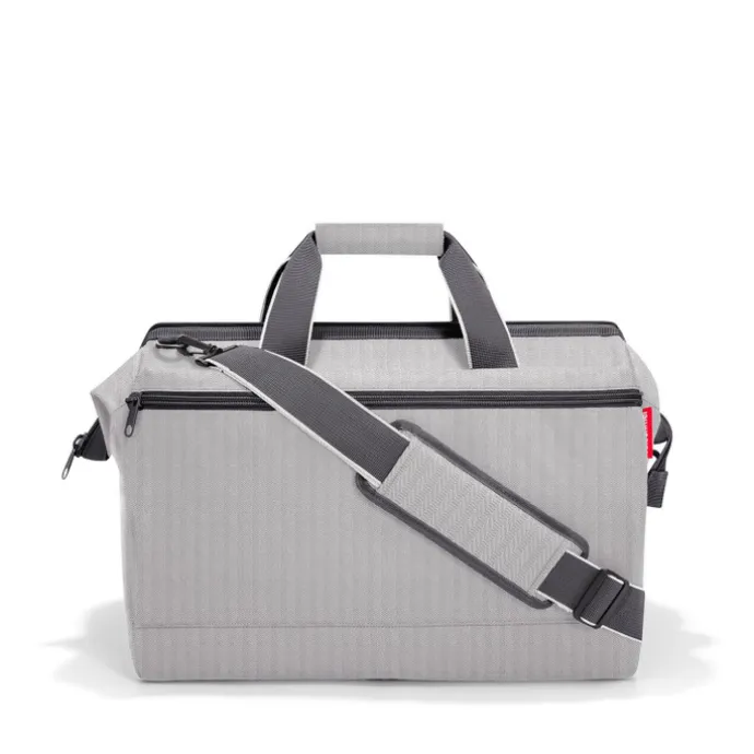 Reisenthel Travelling Allrounder L Pocket herringbone grey