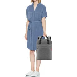 Reisenthel Travelling Allday Backpack M twist silver