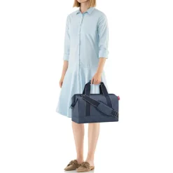 Reisenthel Travelling Allrounder M herringbone dark blue