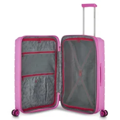 Roncato B-Flying Expandable Trolley 68 spot pink
