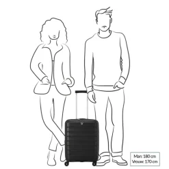 Roncato B-Flying Expandable Trolley 55 nero