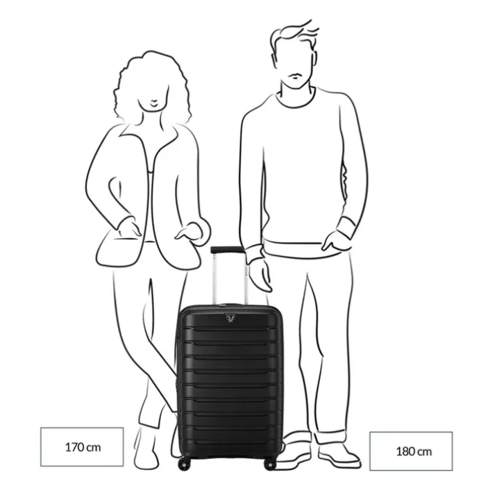 Roncato B-Flying Expandable Trolley 68 salvia