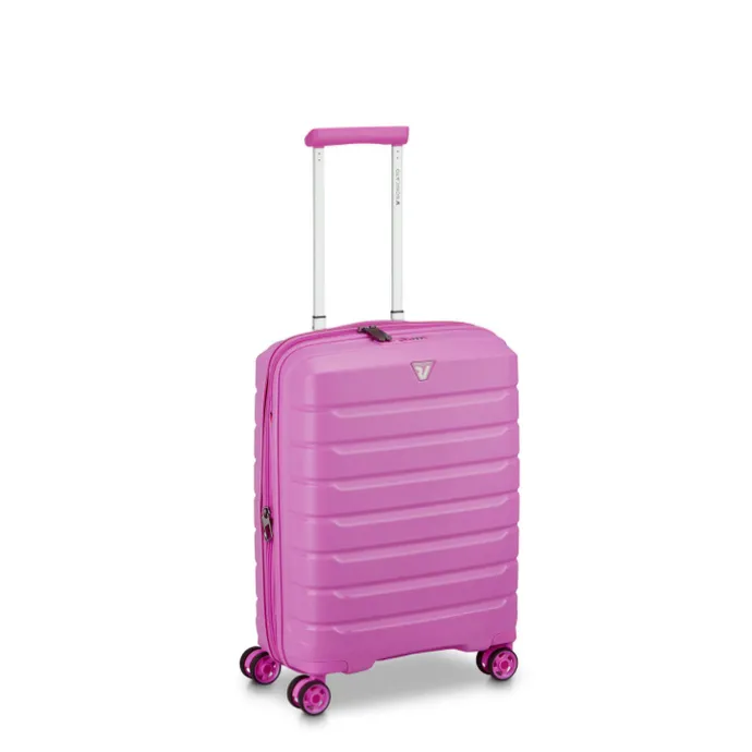 Roncato B-Flying Expandable Trolley 55 spot pink