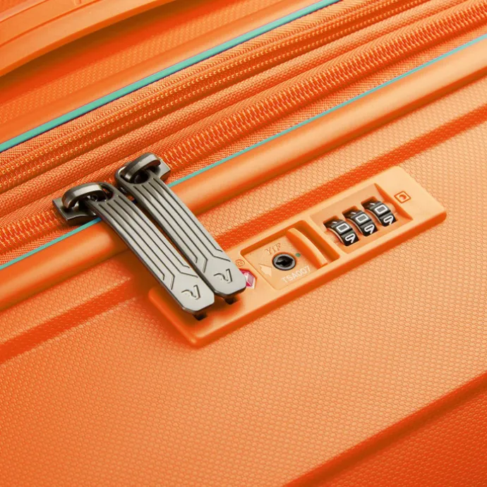 Roncato B-Flying Expandable Trolley 55 spot apricot orange