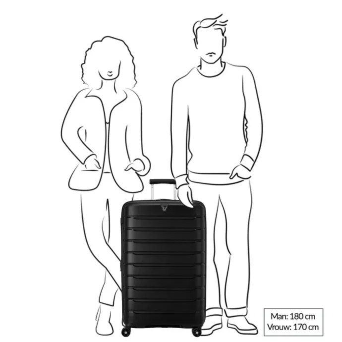 Roncato B-Flying Expandable Trolley 78 spot cyber lime