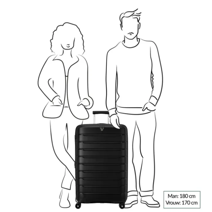 Roncato B-Flying Expandable Trolley 78 nero