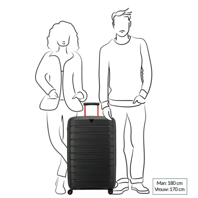 Roncato B-Flying Move Expandable Trolley 78 nero fumo