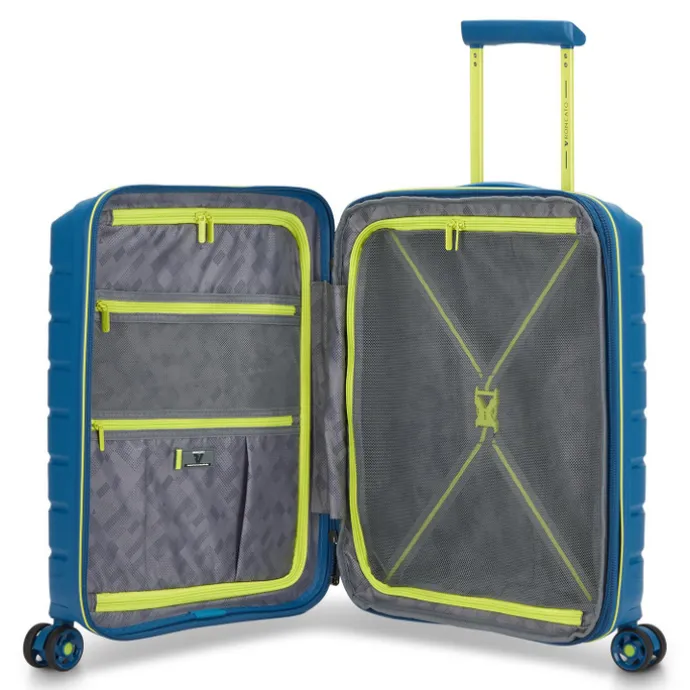 Roncato B-Flying Move Expandable Cabin Trolley 55 blu laguna