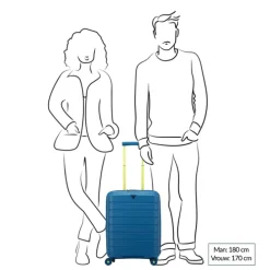 Roncato B-Flying Move Expandable Cabin Trolley 55 nero fumo