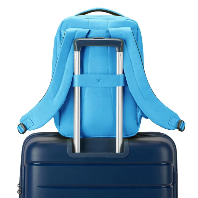 Roncato Ironik 2.0 Mini Expandable Underseater Backpack denim blue