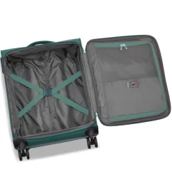 Roncato Lite Soft 4 Wheel Cabin Trolley verde bottiglia