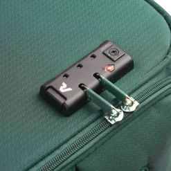 Roncato Lite Soft 4 Wheel Cabin Trolley verde bottiglia