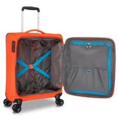 Roncato Lite Soft 4 Wheel Cabin Trolley brilliant orange
