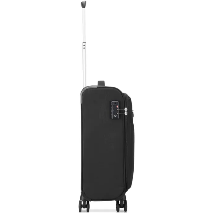 Roncato Lite Soft 4 Wheel Cabin Trolley nero fumo
