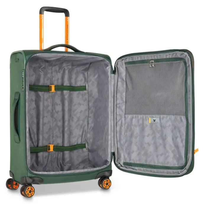 Roncato Move Expandable Trolley 64 verde mimetico