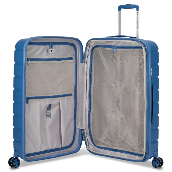 Roncato ReLIFE Expandable Trolley 73 Detachable Wheels blu retro