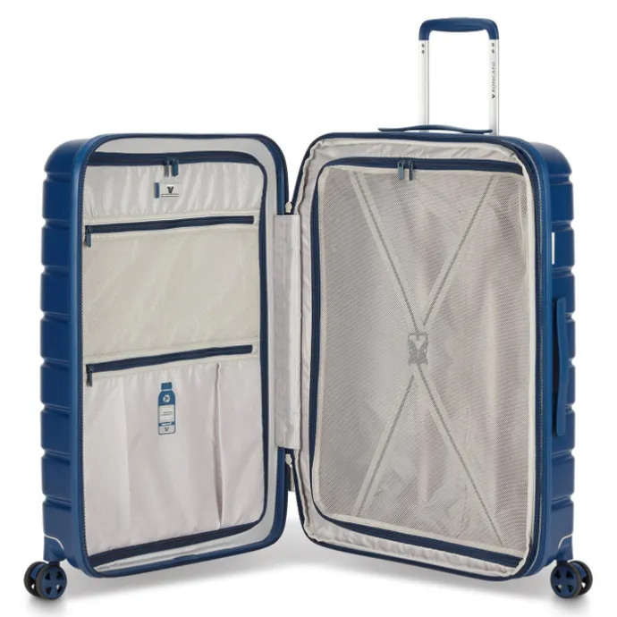Roncato ReLIFE Expandable Trolley 73 Detachable Wheels blu notte