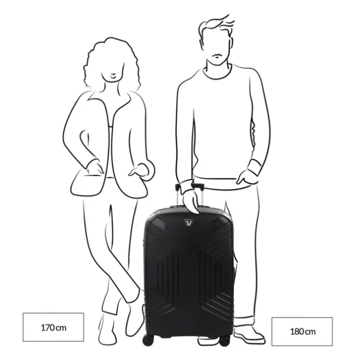 Roncato Ypsilon 4.0 Expandable Trolley 78 burgundy
