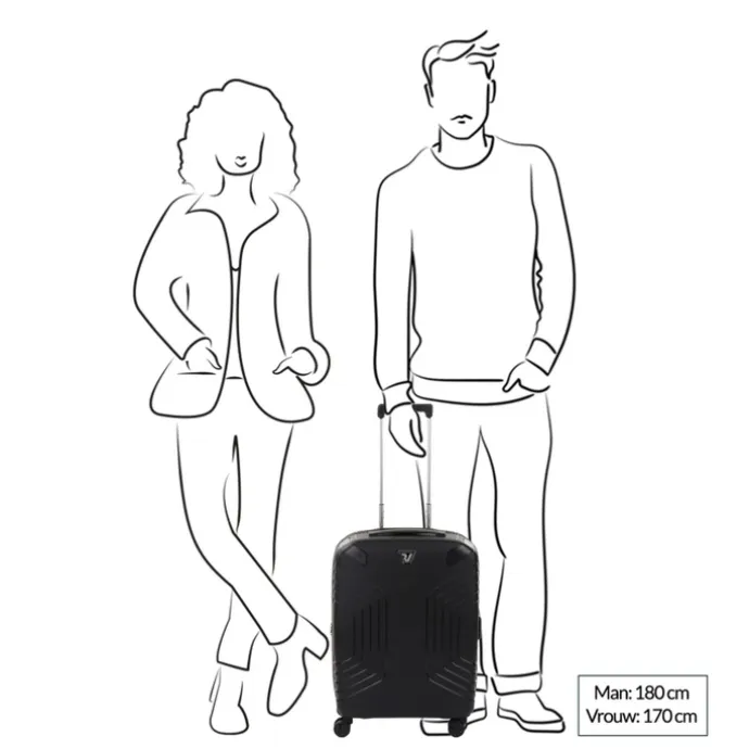 Roncato Ypsilon 4.0 Expandable Trolley with USB 55 blu notte