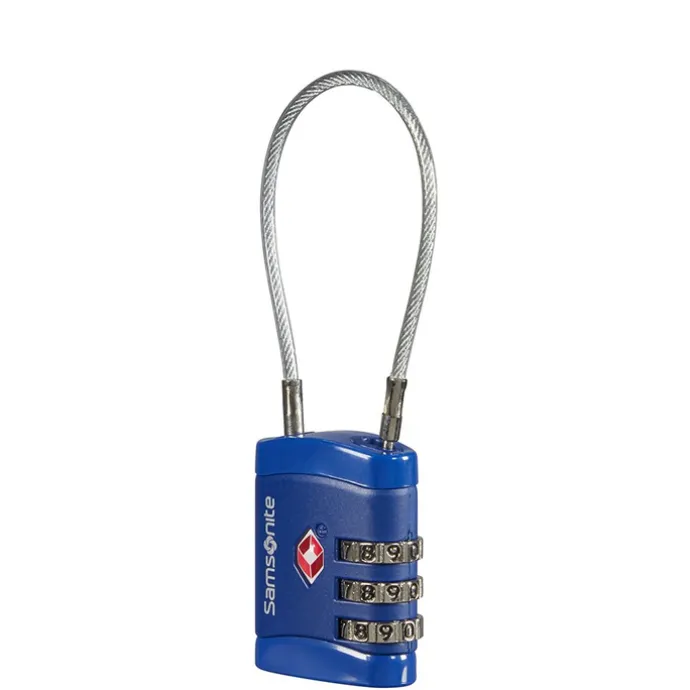 Samsonite Accessoires Cablelock 3 Dial TSA midnight blue