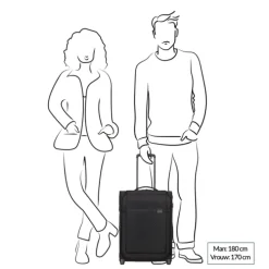 Samsonite Airea Upright 55 Exp Toppocket dark blue