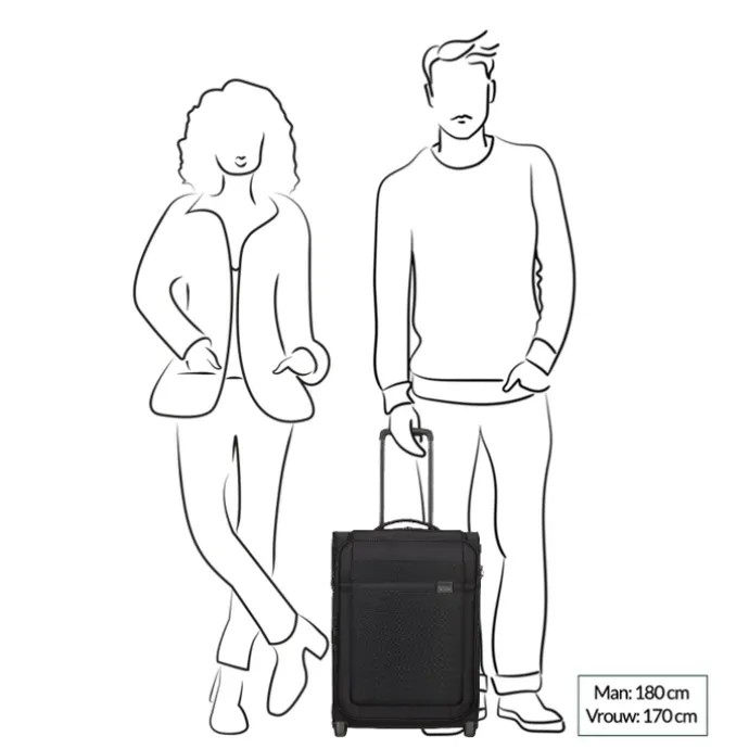 Samsonite Airea Upright 55 Exp Toppocket dark blue