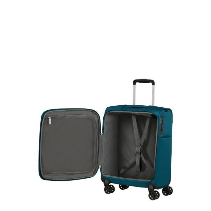Samsonite Base Breeze Spinner 55/20 Expandable petrol blue