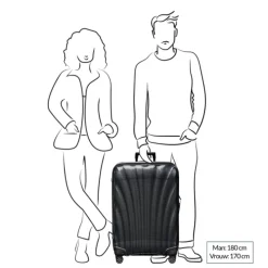 Samsonite C-Lite Spinner 75 metallic green