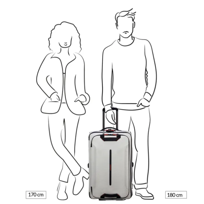 Samsonite Ecodiver Duffle/Wheels 67 cloud white
