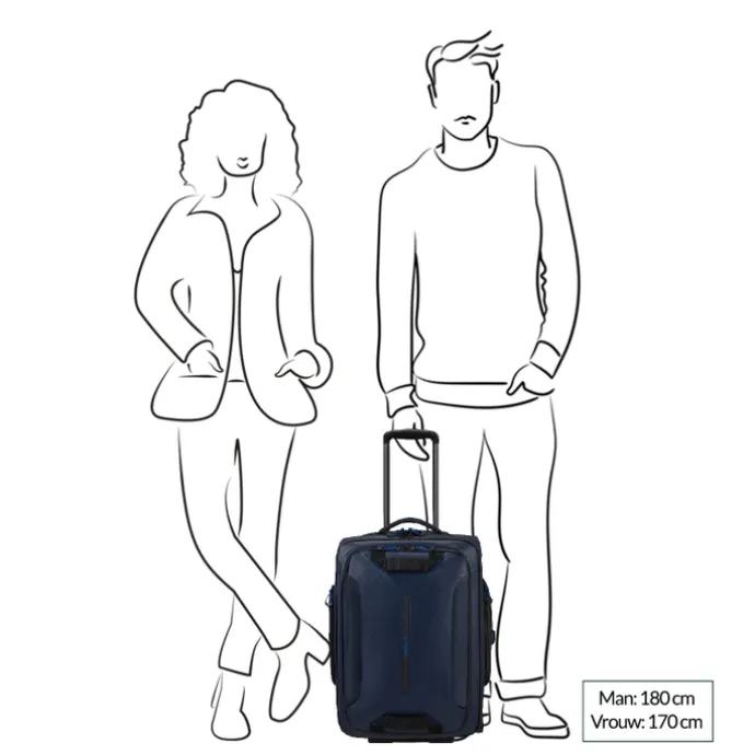 Samsonite Ecodiver Duffle/Wheels 55 yellow