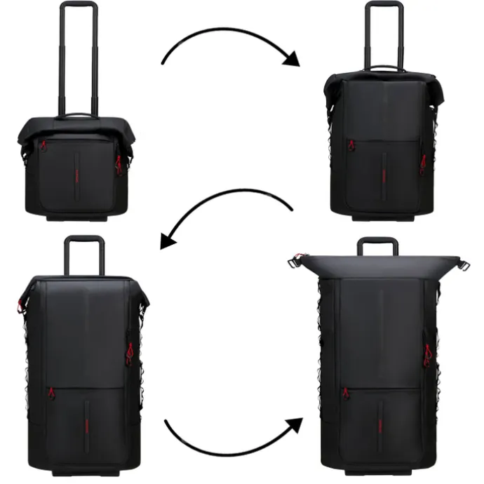 Samsonite Ecodiver Foldable Wheeled Duffle 4-In-1 climbing ivy