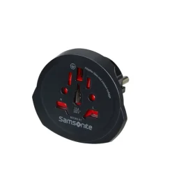 Samsonite Global Travel Accessories World To Europe Adaptor black